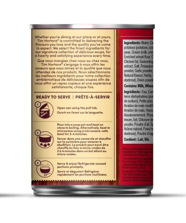 Tim Hortons Creamy Chicken Soup Ready to Serve 540mL Can - Buy Online on SooperMarket.com