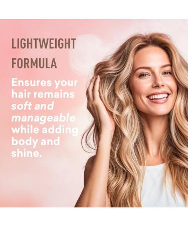 Volumizer Hair Tonic | Instant Volume & Lift | Lightweight Natural Root Lifter for All Hair Types | Just Nutritive 8 Fl Oz - Buy Online on SooperMarket.com