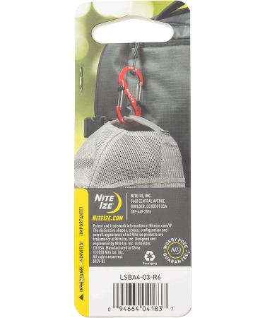 Nite Ize LSBA4-03-R6 S-Biner SlideLock Dual Locking Carabiner | Size #4 | Blue - Buy Online on SooperMarket.com
