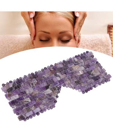 Amethyst Jadestone Eye Relax Mask - Natural Face Massager for Dark Circle Reduction - Buy Online on SooperMarket.com