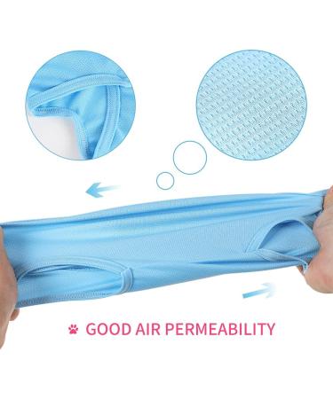 Easy Joy Recovery Suit for Cats - Postoperative Litter Clothing for Abdominal Wounds | E-Collar Alternative | Soft Indoor Pet Apparel (M Blue) - Buy Online on SooperMarket.com