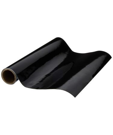 ORACAL 651 Permanent Adhesive Black Gloss Vinyl (12 Inches x 6 Feet)