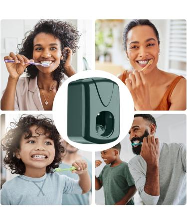 Toothpaste Squeezer Dispenser | Automatic Toothpaste Dispenser Organizer | Detachable Cleaning Squeeze Tool for Business Trip Dormitory Home Travel Green - Buy Online on SooperMarket.com