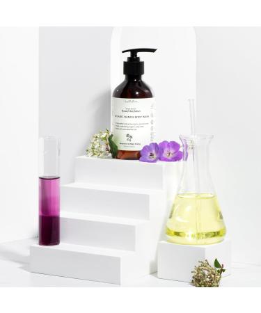 Vanilla Blanc - Organic Hand & Body Wash | Highly Moisturising Organic Soap Made with Pure Essential Oils | Natural Formula for Sensitive Skin | Geranium & May Chang - 350ml - Buy Online on SooperMarket.com