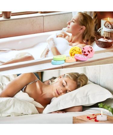 6-Piece Essential Oil Shower Steamers & Tea Candle Bath Bombs Set for Women | Pure Essential Oils | Home Spa Gift | Mother's Day Idea - Buy Online on SooperMarket.com