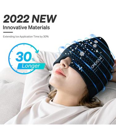 Migraine Relief Cap - Odorless Ice Head Wrap for Headache Relief - Buy Online on SooperMarket.com