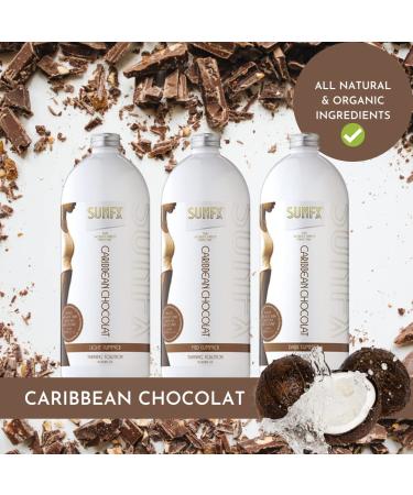 SunFX Caribbean Chocolat All Natural Spray Tanning Solution 1L/33.8 fl oz - Mid Summer - Buy Online on SooperMarket.com