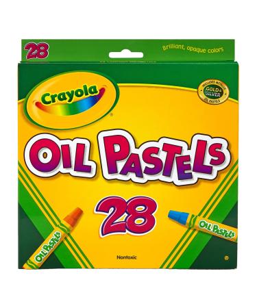 Crayola Oil Pastels  School Supplies  Kids Indoor Activities At Home  28 Assorted Colors