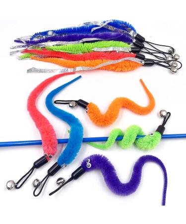15PCS Cat Worm Toy Refills - Replacement Teaser Refills for Cat Wand - Buy Online on SooperMarket.com