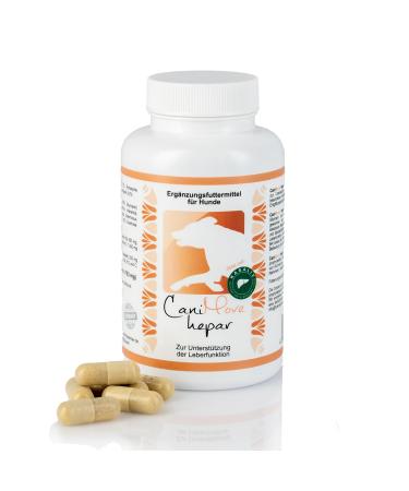 Canimove Hepar (NEW) 100 capsules to support the liver with an exclusive caraliv silymarin and choline veterinarian. It develops supplementary feed for dogs