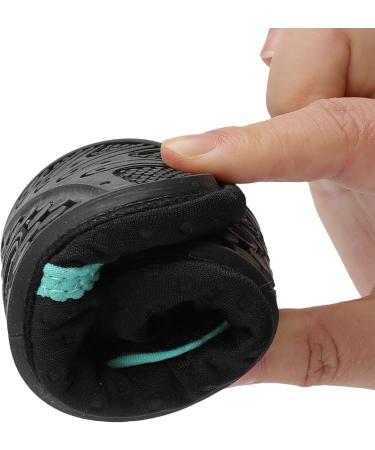 JIASUQI Kids Water Shoes Quick Dry Barefoot Aqua Socks - Black Blue Strip | Beach Pool Swimming | Size 10.5/11 UK Child - Buy Online on SooperMarket.com
