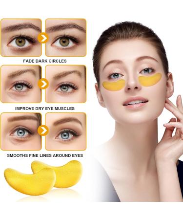 URAQT Under Eye Treatment Masks - 10 Pairs Natural Eye Gel Patches for Wrinkles, Eye Bags, and Dark Circles - Buy Online on SooperMarket.com