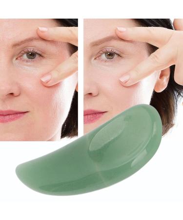 Curved Mini Makeup Eye Cream Spatula Scoop Tool - Gua Sha Tool for Cosmetics (Green) | International Shipping Available - Buy Online on SooperMarket.com