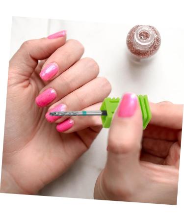 PLAFOPE Nail Polisher Manicure Accessories Nail Bits for Women Drill Bit for Acrylic Nails Manicure Drill Bits Nail Art Drill Bits Nail Drill Bits for Nail Salon Acrylic Nail Drill Bits 7.00X1.30X1.30CM Green - Buy Online on SooperMarket.com