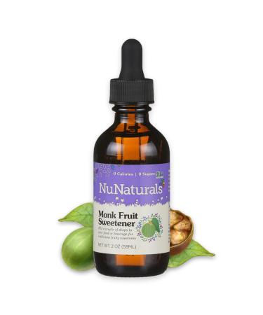 NuNaturals Monk Fruit Sweetener 2 oz (59 ml)