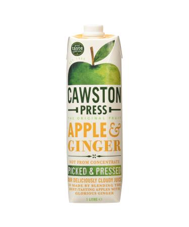 Cawston Press Apple and Ginger Juice 1 l (Pack of 1) Apple Ginger 1 l (Pack of 1)