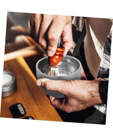 Angoily Double-Walled Stainless Steel Shaving Cup Set - Premium Korean Foam & Razor Tools for Men - Buy Online on SooperMarket.com
