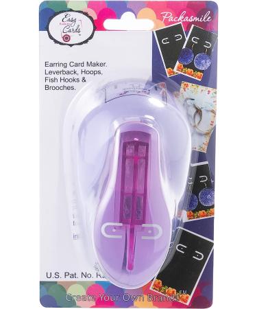 Leverback Earring Card Punch - Easy DIY Solution for Jewelry Display - Buy Online on SooperMarket.com