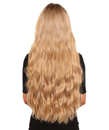 Shop LullaBellz Extra Thick 26 Clip-In Hair Extensions - California Blonde | 5 Pack for Gorgeous Volume - Buy Online on SooperMarket.com