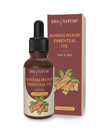 Sandalwood Essential Oil - 100% Pure & Organic | Aromatherapy Skincare Hair Care | 1 fl oz (30ml - Buy Online on SooperMarket.com