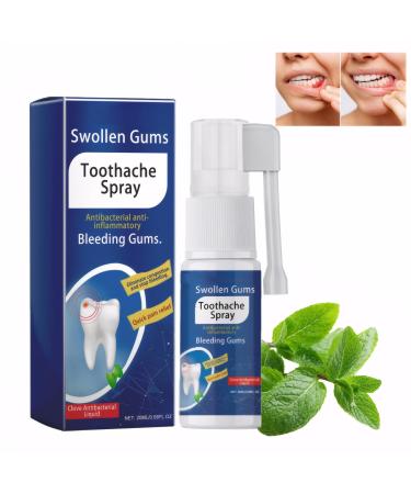 VEROA Tooth Gum Pain Relief Spray - Real Time Toothache Gum Pain Relief for Adult Relieve Gum Swelling Natural Toothache Relief Strong Mouth Spray - for Gum Disease Treatment for Adults - 20ML