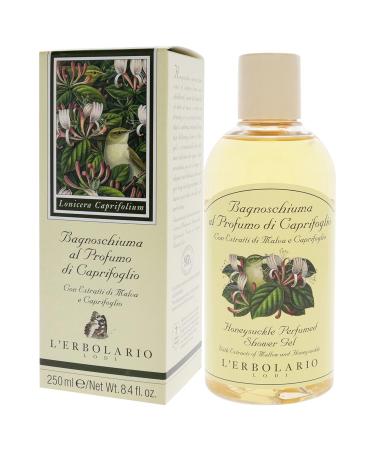 L'Erbolario Honeysuckle Perfumed Shower Gel - 8.4 oz Unisex Body Wash - Buy Online on SooperMarket.com