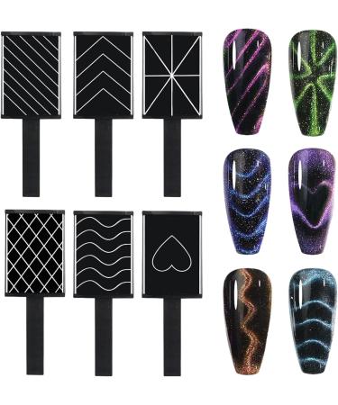 TROONZ Manicure Tool - Manicure Stick Wand Set - Portable Cat Eye Gel Nail Polish Magnet Wand for Beginners Girls Women Manicurists - Buy Online on SooperMarket.com