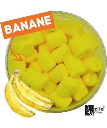 Zite Fishing Troutmallows - Premium 40g Marshmallow Forelle Bait in Banana Yellow - Intense Flavors & Vibrant Colors for Ultimate Fishing Success - Buy Online on SooperMarket.com