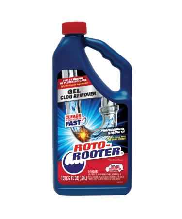 Roto-Rooter 351403 Gel Clog Remover Drain Cleaner 32 oz