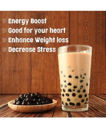 Black Tapioca Pearls for Bubble Tea Drink 3KG Gluten Free Brown Sugar Flavour Boba Starch Pearls Perfect for Bubble Tea Milk Tea Smoothies and Dessert Toppings - Buy Online on SooperMarket.com