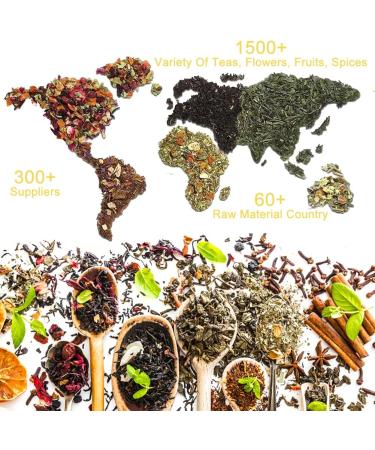 Plant Gift Brown Rice Pu'er Tea Oganic Fruit Herbal Tea All Natural Flavors Loose Leaf Pu'er Tea Brown Rice Non GMO Vegan Tea Bags Into Iced Tea & Hot Tea 70G/2.5oz - Buy Online on SooperMarket.com