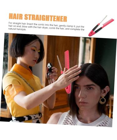 Angoily Folding Styling Comb - Smooth Straightener Hair Tool & Salon Wisking Comb for Women | Multipurpose Alloy Design | 23.5X3X2CM - Ideal for Shower & Everyday Use - Buy Online on SooperMarket.com