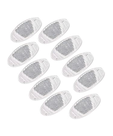 Anyuankw 10 pieces of bicycle spokes reflectors cat eye reflectors bike bicycle warning light spoke reflectors for high safety white