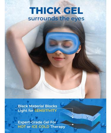 Travel Eye Cover for Rest - Reusable Blindfold for Adults Comfortable Sleepmask Perfect Travel Accessories(Black) - Buy Online on SooperMarket.com