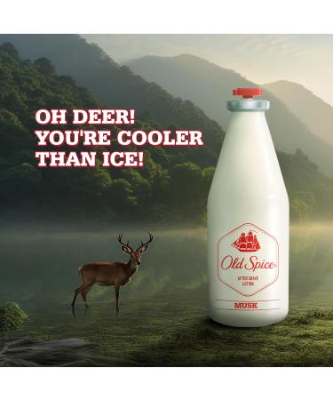 Buy Old Spice After Shave Lotion Original - Musk & Fresh Lime 100ml | International Shipping Available - Buy Online on SooperMarket.com