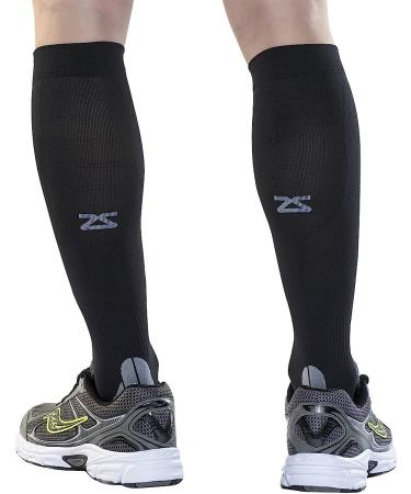 Zensah Tech+ Compression Socks - Large Black | Running Compression - Buy Online on SooperMarket.com