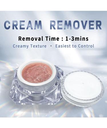 Strawberry-White Eyelash Extensions Remover Cream | Low Irritation Adhesive Remover for Sensitive Eyes (5g) - Fast Action - Buy Online on SooperMarket.com