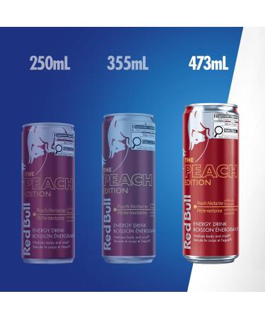 Red Bull Energy Drink Peach-Nectarine 473ml (12 Pack) - Buy Online on SooperMarket.com
