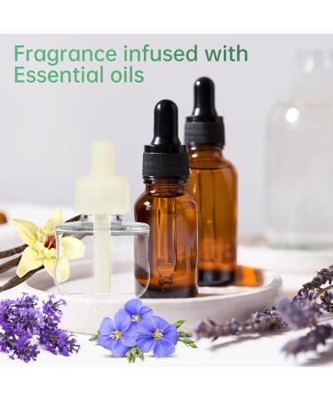 SCENT-HI 3-Piece Electrical Air Freshener Plug Refills - Linen Lavender & Vanilla - 29ml Compatible with Air-Wick Mix - Buy Online on SooperMarket.com