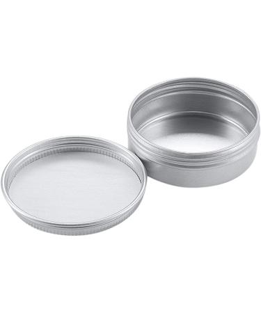 4oz Aluminum Tin Jar Refillable Containers - 12 Pack | 120ml Round Tin Bottle for Cosmetic, Lip Balm, Cream - Buy Online on SooperMarket.com