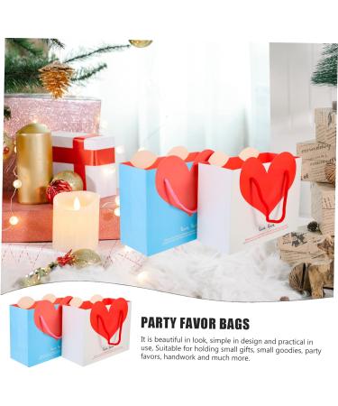 KOMBIUDA 20pcs Love Handbag Merchandise Bags Girl Gift Bag Birthday Gift Bags Bulk Girl Birthday Gift Baby Gift Bags Baby Shower Goodies Bags Goodies Pouches Bride Paper Party Bag Medium - Buy Online on SooperMarket.com
