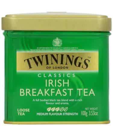 Twinings Irish Breakfast Loose Tea 3.53 oz - Authentic Classic Flavor - Buy Online on SooperMarket.com