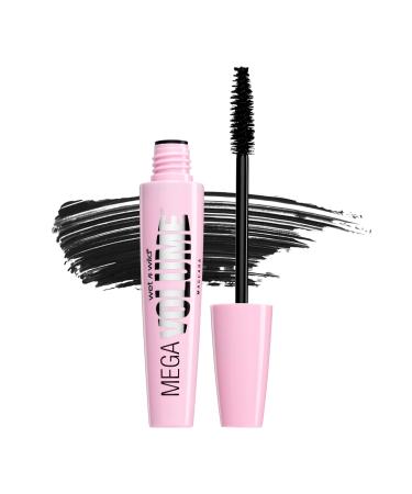 Mascara By wet n wild Mega Volume Mascara, Very Black, 0.21 Ounce Black 0.21 Fl Oz (Pack of 1)