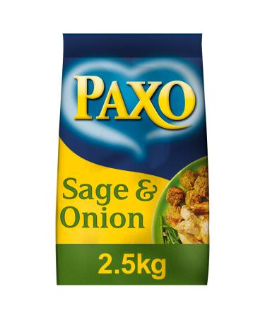 Paxo Sage and Onion Stuffing Mix 2.5 kg Tub (Pack of 1) 2.5 kg (Pack of 1)