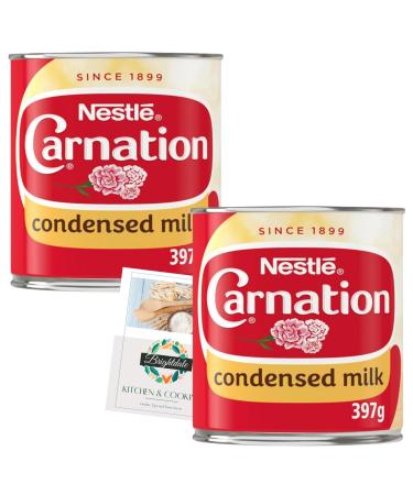 Condensed Milk Bundle With Nestle Carnation 2 Pack 397g + Brightdale Kitchen Booklet