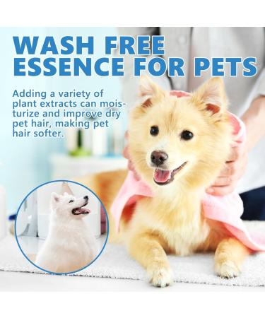 Wash Free Essence for Pets - Leave-in Conditioner & Dog Detangling Spray (2pcs) | Best Tangle Remover for Cats & Dogs - International Shipping Available - Buy Online on SooperMarket.com