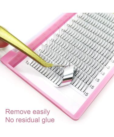3D-C Pre Made Fan Eyelash Extensions 9-15mm - Short Stem Russian Volume Lashes 0.10 - 3D-C-0.10-9-15 Mix - Buy Online on SooperMarket.com