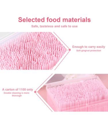 FOMIYES 1000pcs Disposable Double-Head Toothpicks - Interdental Floss for Oral Care | International Shipping Available - Buy Online on SooperMarket.com