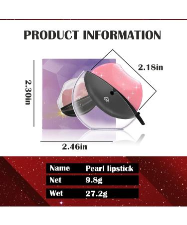 DAGEDA Lazy Lipstick: 3 Colors Magic Pearl, Long-Lasting Waterproof Formula for Lazy People - Color A - Buy Online on SooperMarket.com