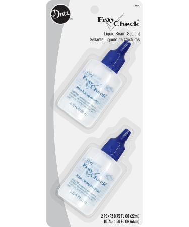 Dritz Fray Check Liquid 0.75-Fluid Ounce 2-Pack for Fabric Seams - 1.5 Ounces Total - Buy Online on SooperMarket.com